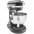 KitchenAid Professional 600 Series 6 Qt. Bowl-Lift Stand Mixer with Pouring Shield - Pearl Metallic